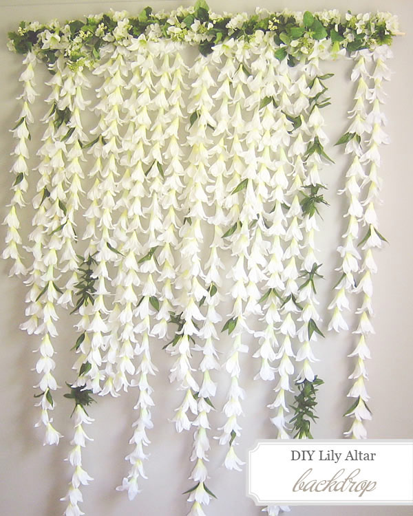 Easter Lily Backdrop