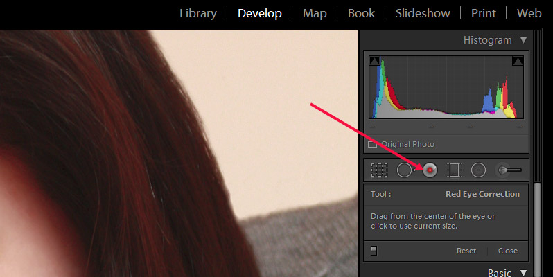 How to Fix Red Eyes in Lightroom
