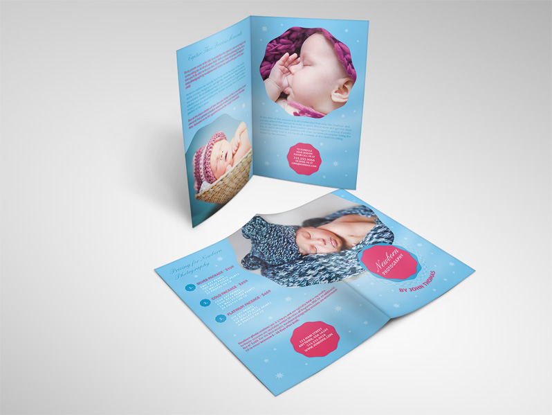 Newborn Photography Services Brochure
