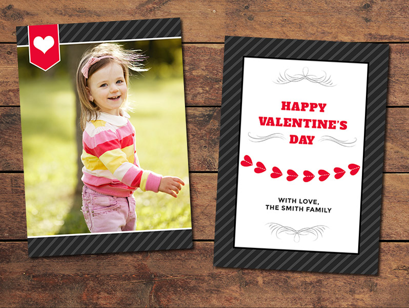 Simple Valentine's Day Card Template